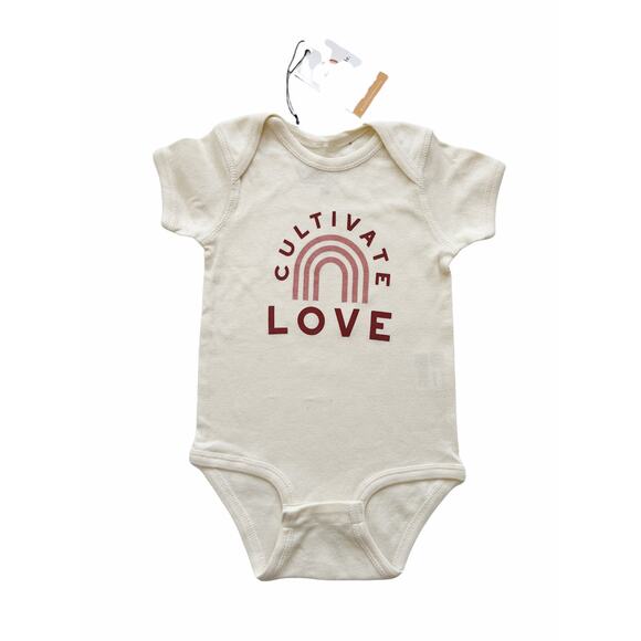 NWT Polished Prints Cultivate Love Bodysuit Size 12m - Picture 1 of 4